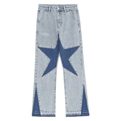 Patch Star Unisex Pantolon