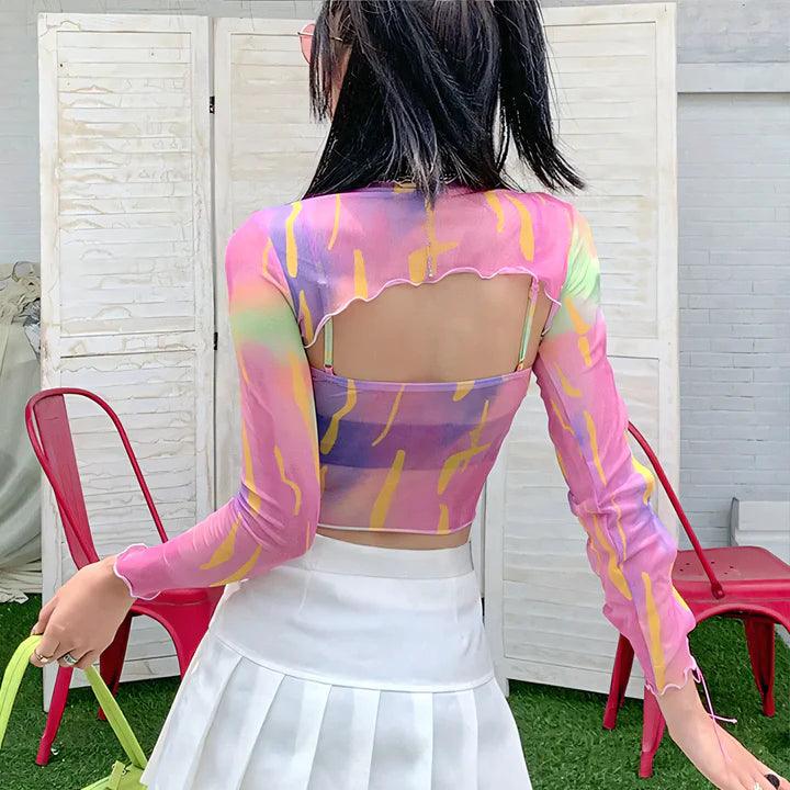 Şeker Rüzgarı Crop Üst